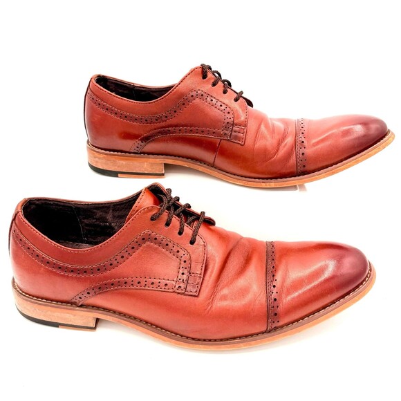 Stacy Adams Dickinson Cognac Leather Cap-Toe Oxford Men’s size 10M main image 6